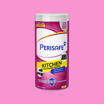 Perisafe Kitchen cleaner wet  wipes- 80 pulls canister