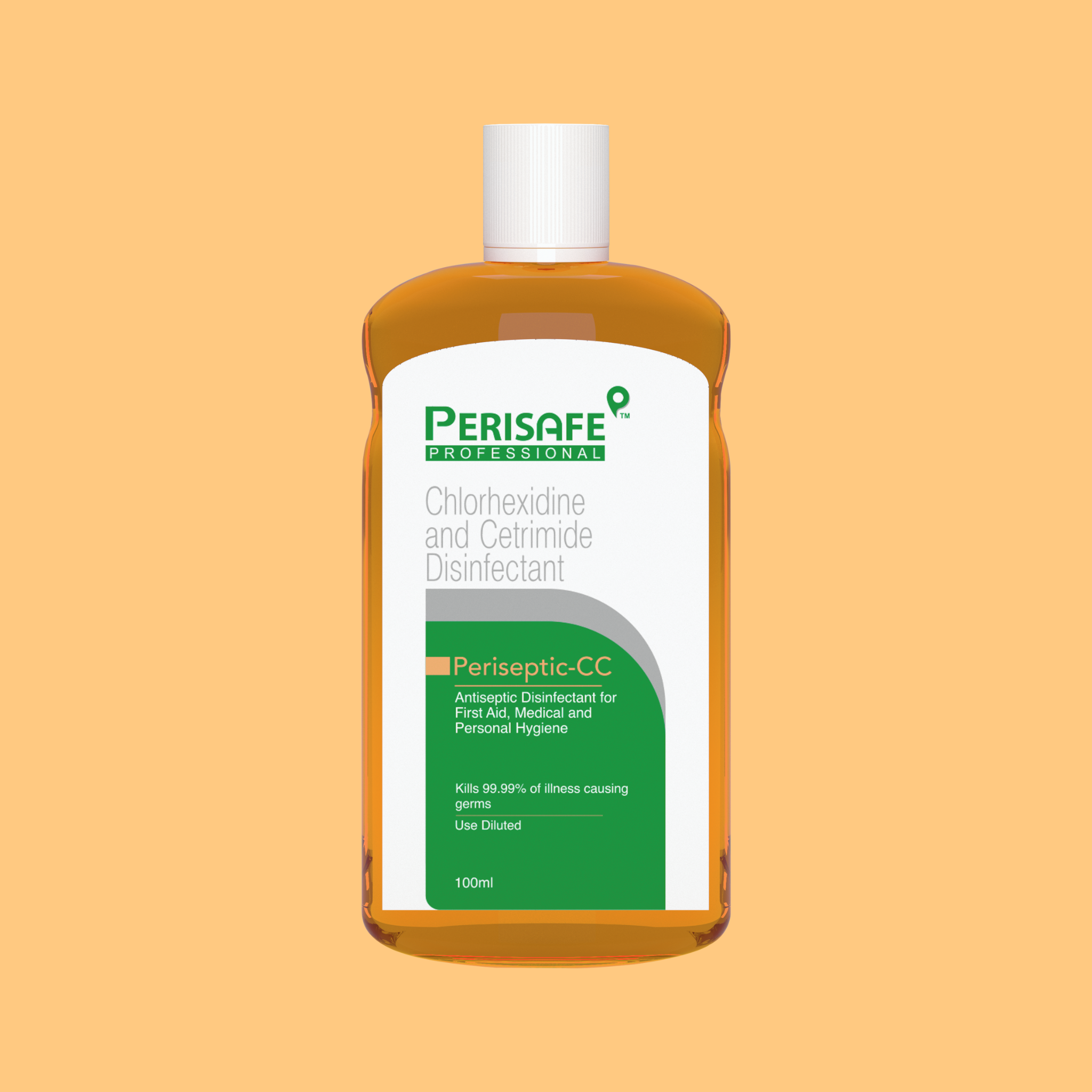 Perisafe - Periseptic-CC - Antiseptic Disinfectant for First Aid, Medi